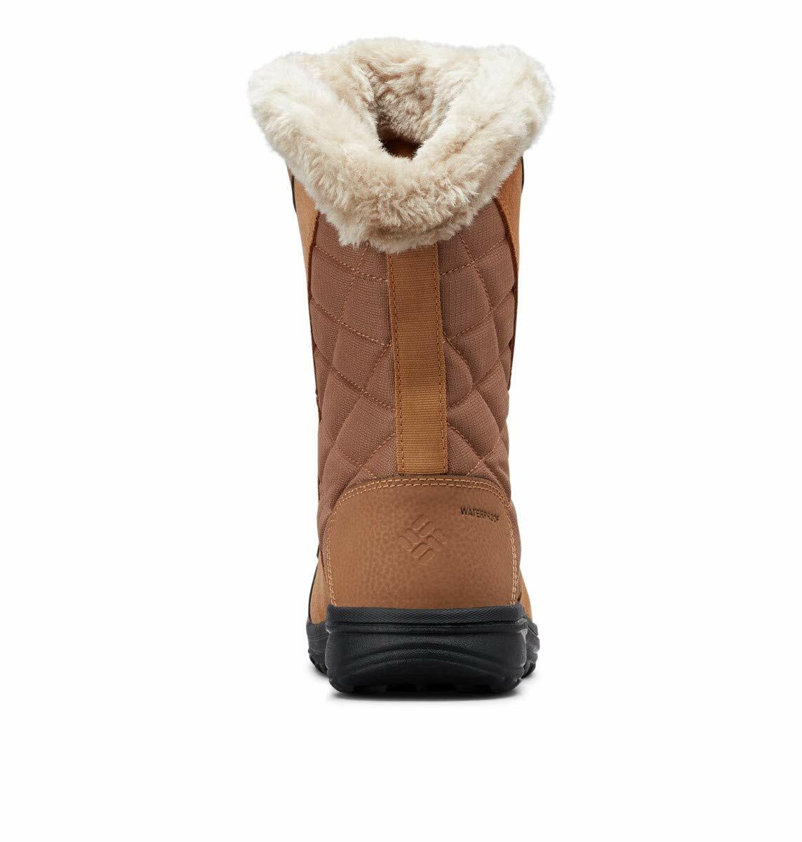 Columbia Women's Ice Maiden II Snow Boot, Elk/Black, 7.5