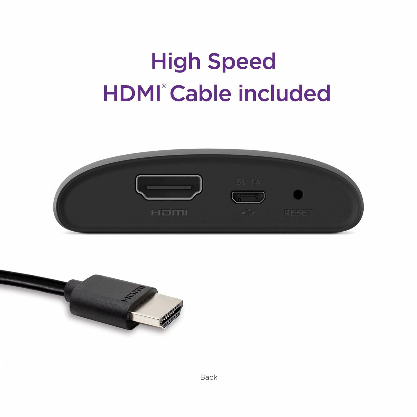 Roku Express (New) HD Streaming Device, with High-Speed HDMI Cable and Simple Remote (no TV Controls), Guided Setup, and Fast Wi-Fi, with MTC HDMI Cable and USB Extension Cord