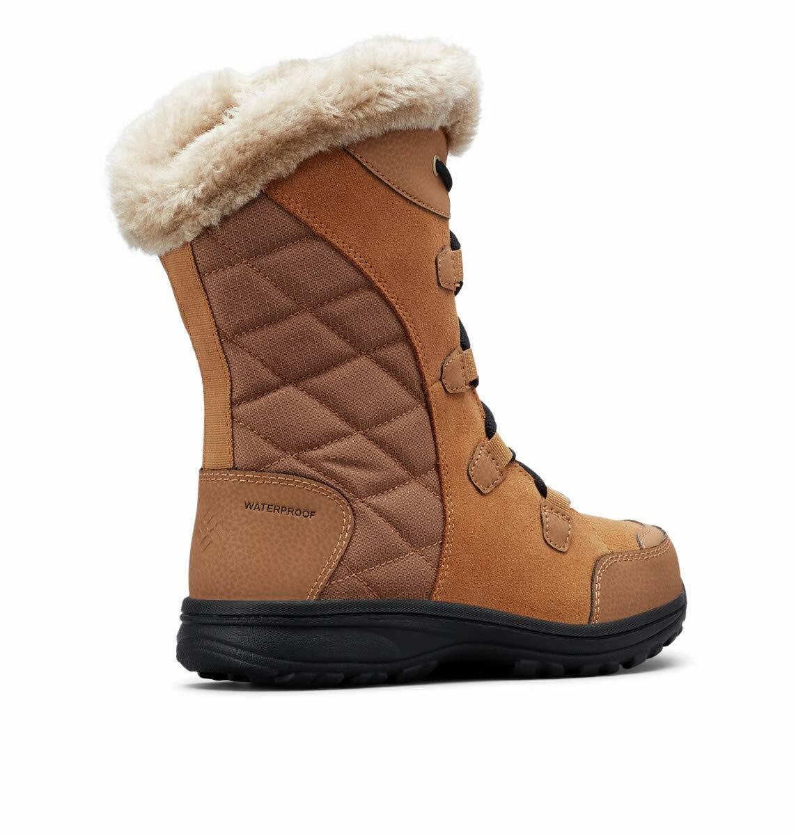 Columbia Women's Ice Maiden II Snow Boot, Elk/Black, 7.5
