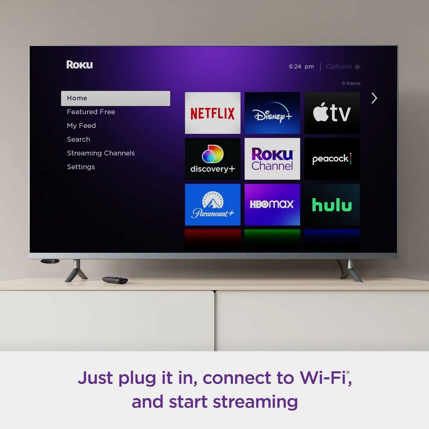 Roku Express (New) HD Streaming Device, with High-Speed HDMI Cable and Simple Remote (no TV Controls), Guided Setup, and Fast Wi-Fi, with MTC HDMI Cable and USB Extension Cord