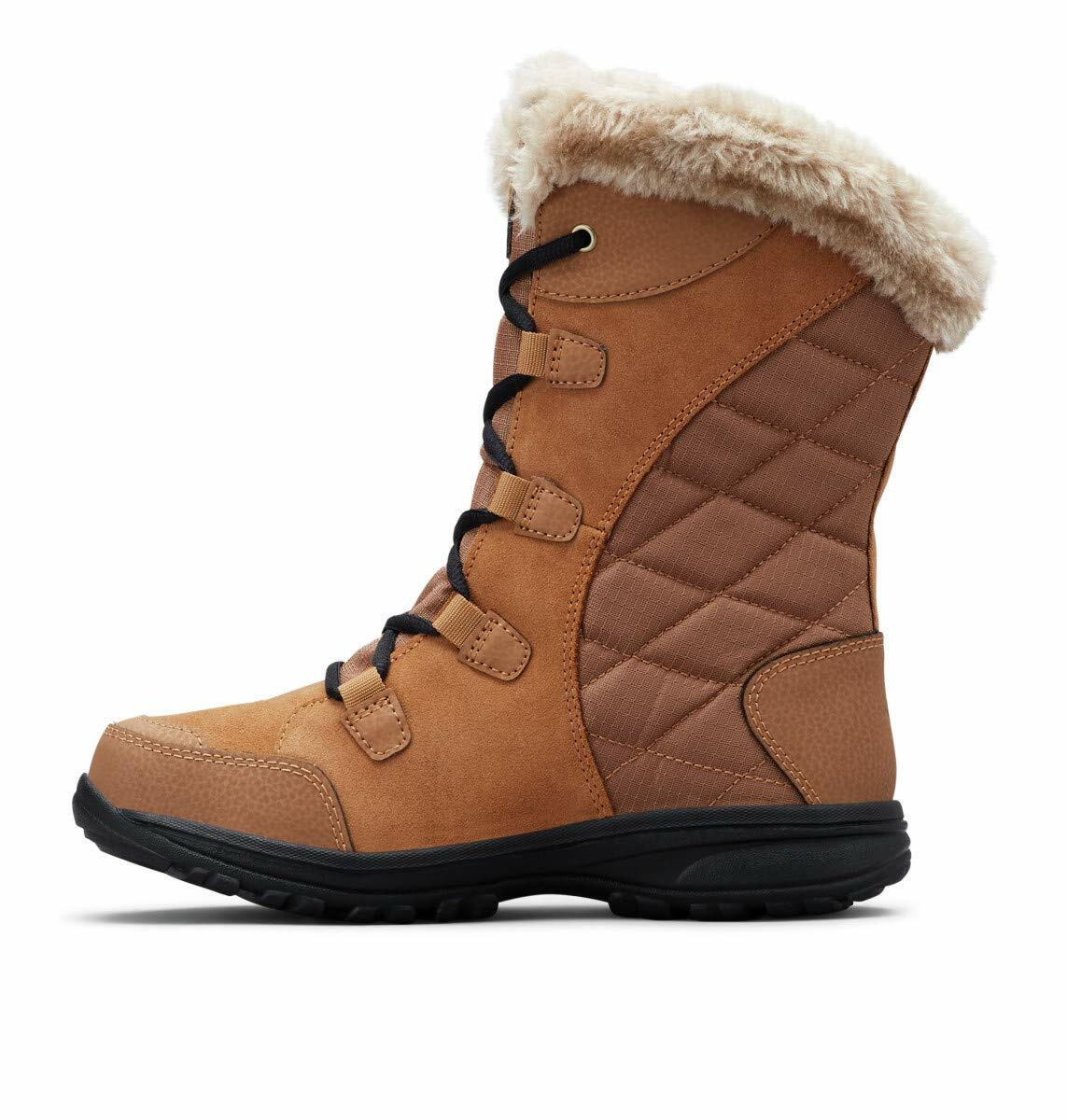 Columbia Women's Ice Maiden II Snow Boot, Elk/Black, 7.5