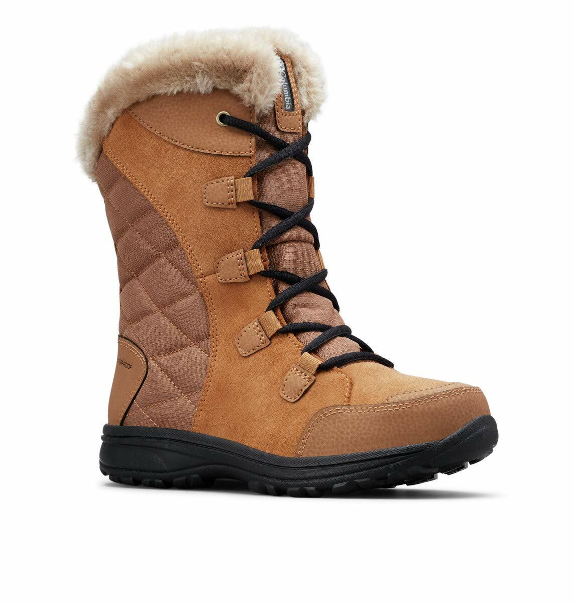 Columbia Women's Ice Maiden II Snow Boot, Elk/Black, 7.5