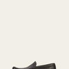 Frye Lewis Venetian Loafers for Men Hand-Crafted with Antique Pull-Up Leather with Moccasin Construction, Full Rubber Outsole, and Modified Heel, Black - Renice - 11.5 M