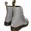 Dr. Martens Women's 1460 W Patent Leather 8 Eye Boot, Zinc Grey, 5