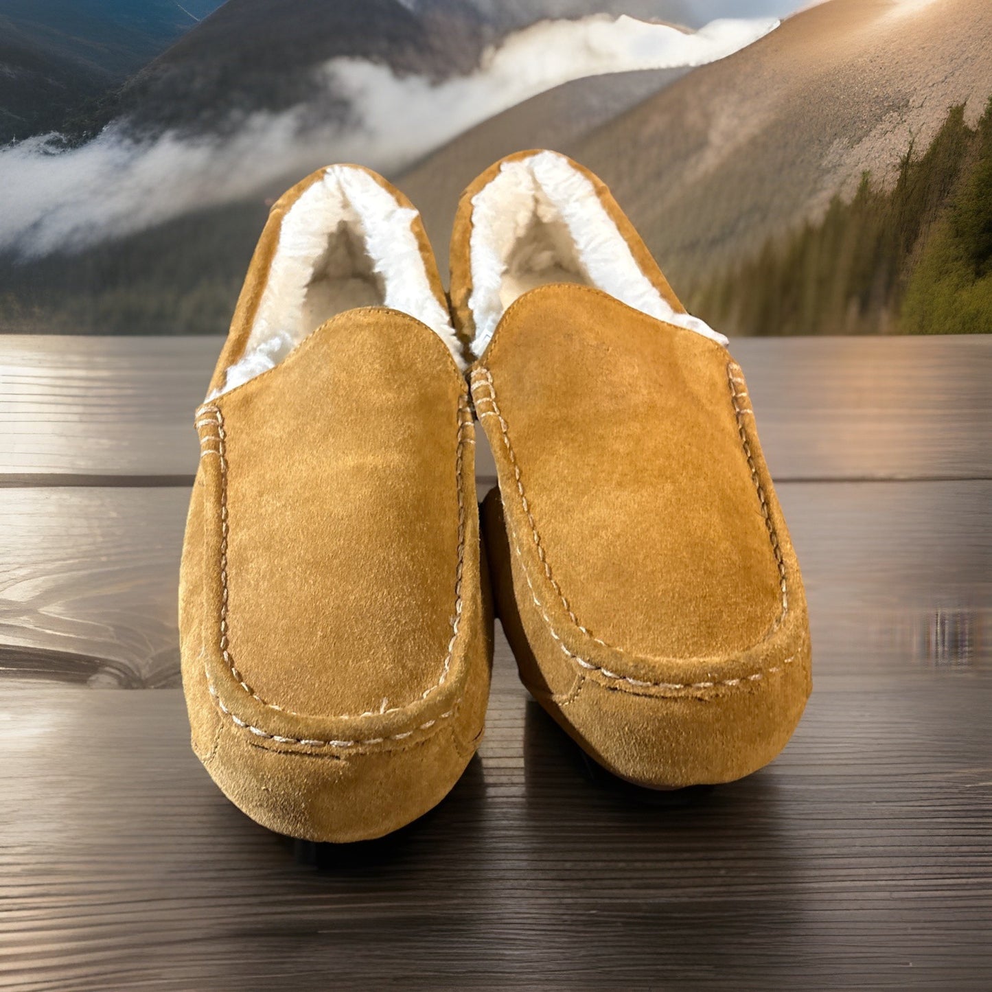 Koolaburra by UGG mens Tipton Slipper, Chestnut, 9 US